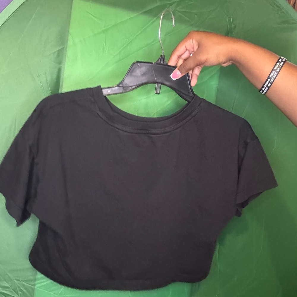 Black Crop Top